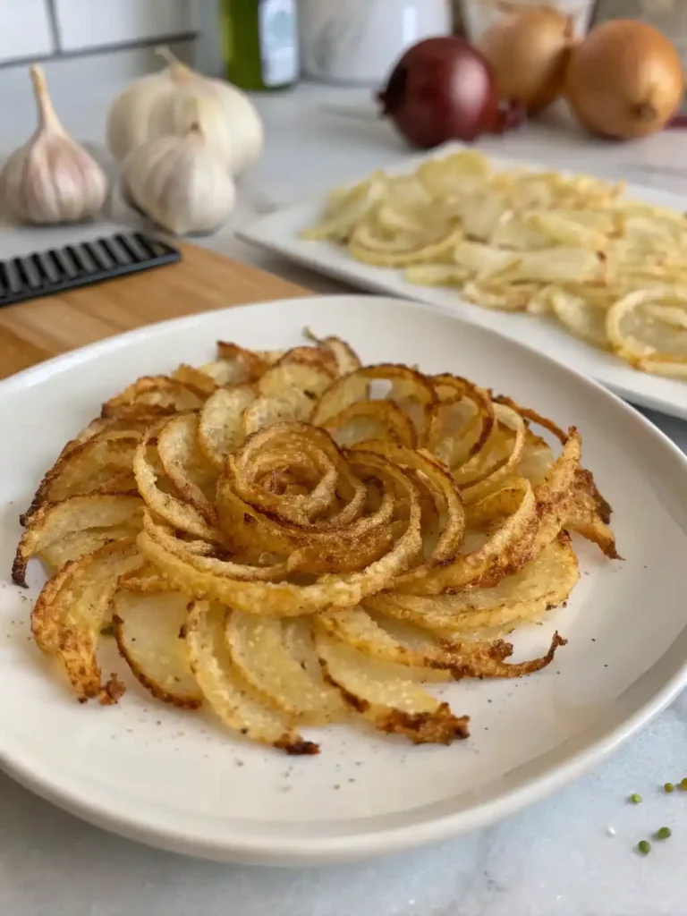 air fryer onion petals​ ingredieants