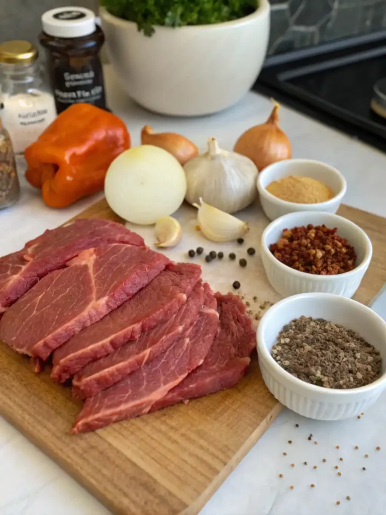 air fryer pulled beef ingredieants